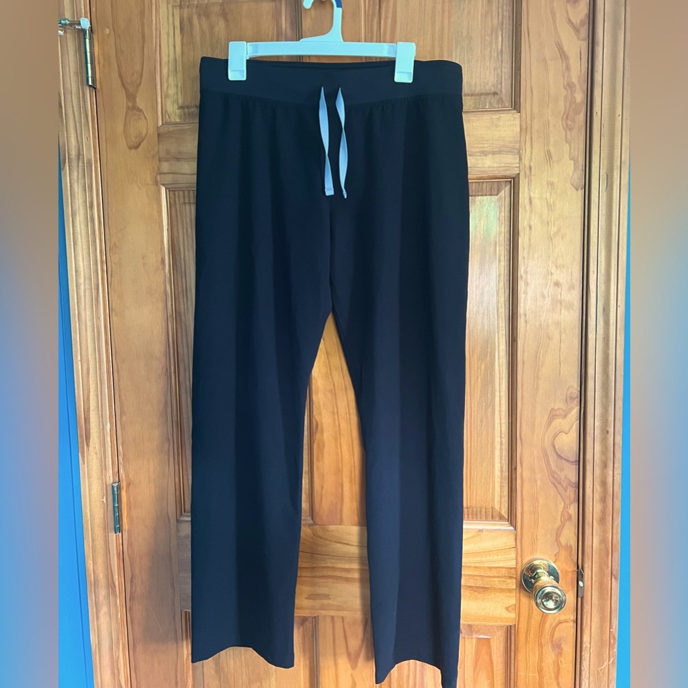 Black medium figs technical collection pants